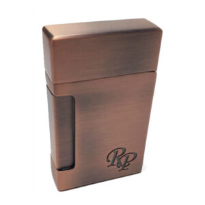 Rocky Patel Dual Flame Lighter Angle Smooth Copper